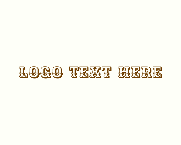 Western Serif Cowboy