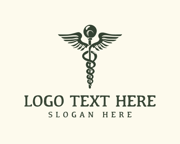 Elegant Medical Caduceus