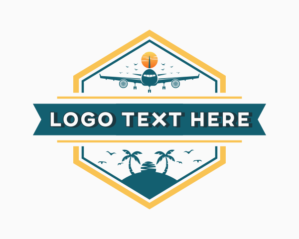 Airplane Aviation Emblem